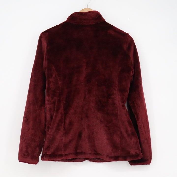 Gerry Womens Burgundy High Pile Fleece Full Zip Jacket Size M Maroon