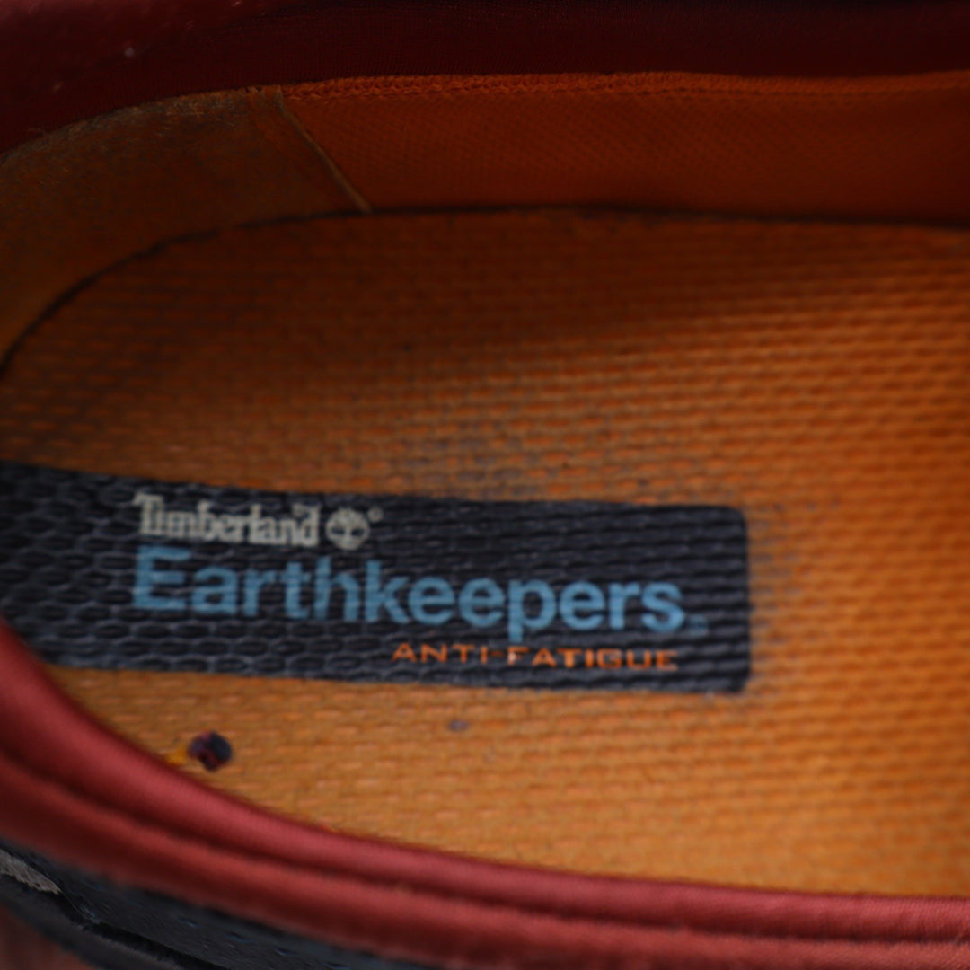 Timberland Boat Shoes Mens 10W Earthkeepers Navy Blue Leather Lace Up Good