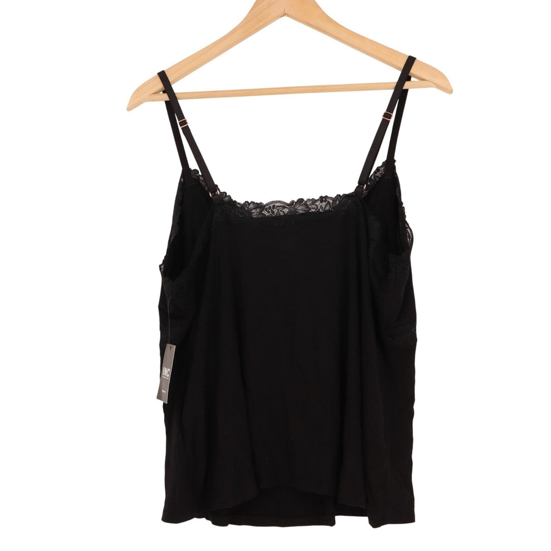 I.N.C. International Concepts Camisole Top Womens M Lace Trim Detailing V Neck