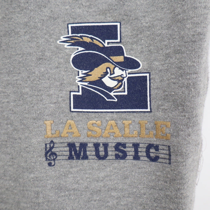 Holloway La Salle Music Jogger Sweatpants Mens Medium Gray Graphic Fleece Pants