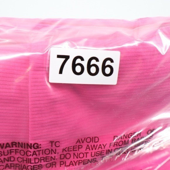Naked Wardrobe Neon Pink Ribbed Split Hem High Waist Pants Large