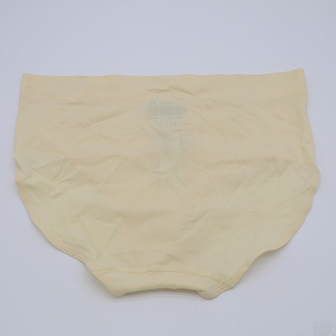 Lauren Ralph Lauren Brief Panty Womens Medium Cream Stretch Seamless Underwear