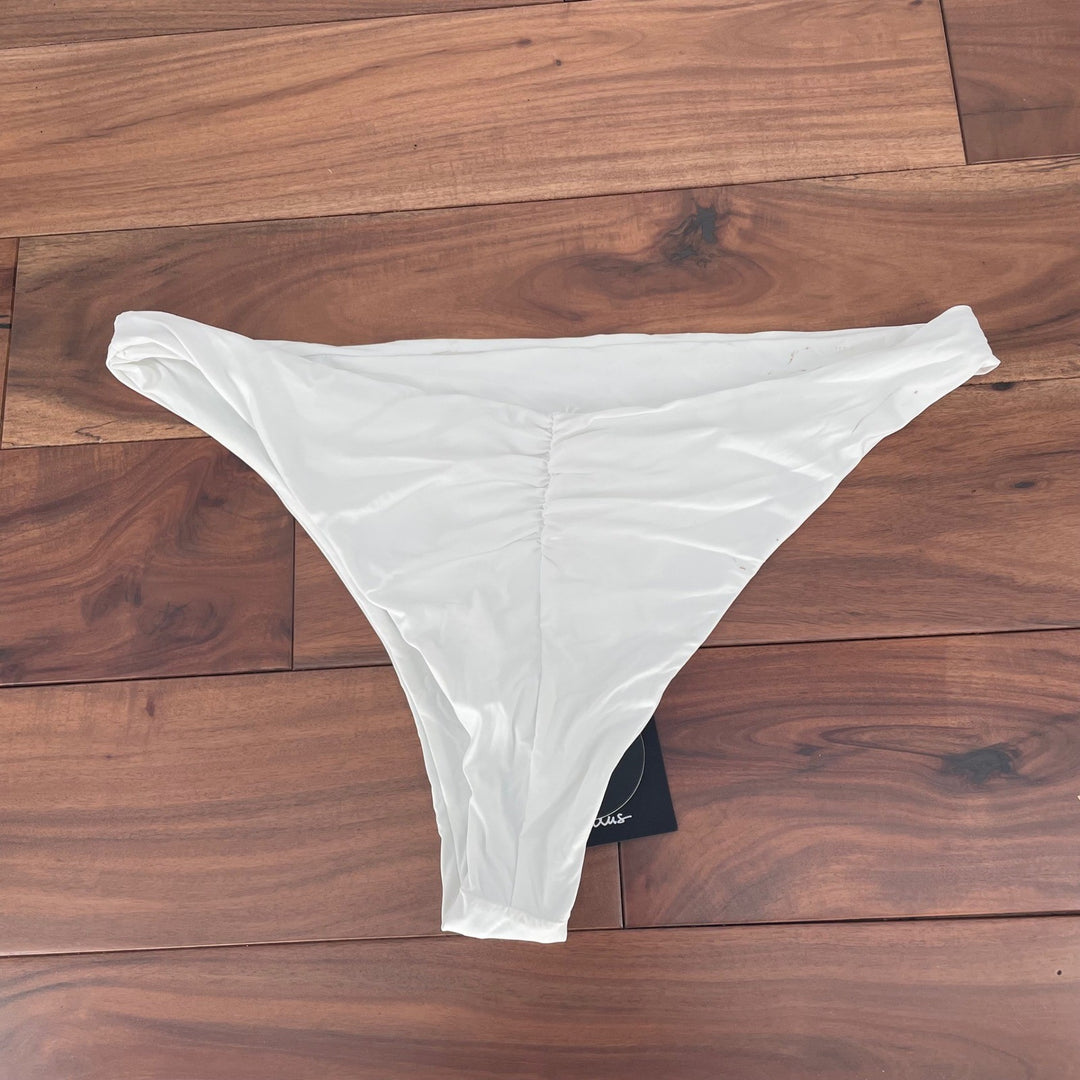 Lulus Nova White Bikini Bottom Size XL