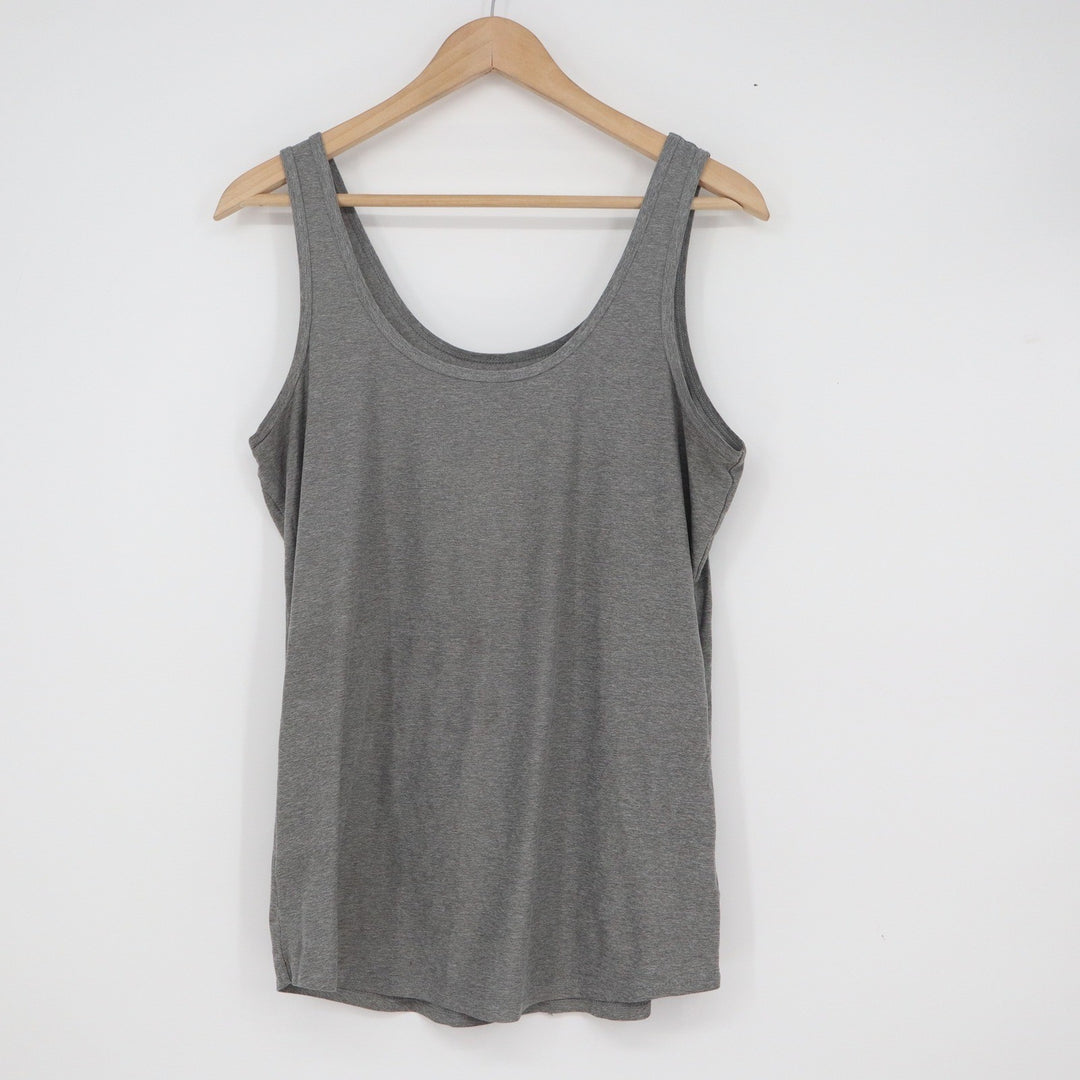 No Boundaries Gray Scoop Neck Tank Top XL 15-17 Sleeveless Basic Layering