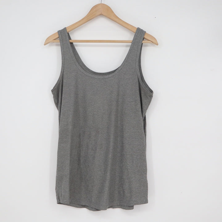 No Boundaries Gray Scoop Neck Tank Top XL 15-17 Sleeveless Basic Layering
