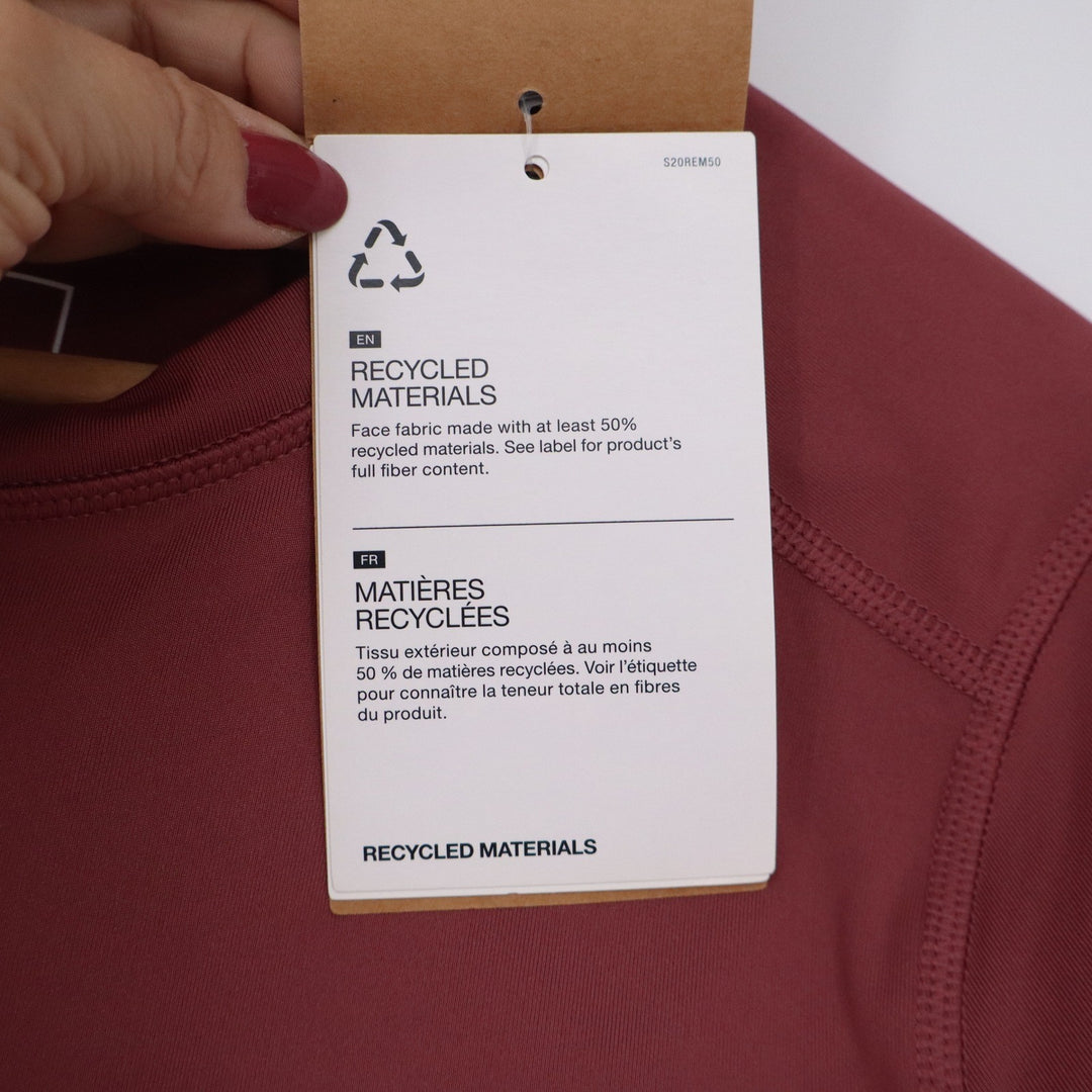 The North Face Womens Winter Warm Essential Crew Wild Ginger Slim Fit M