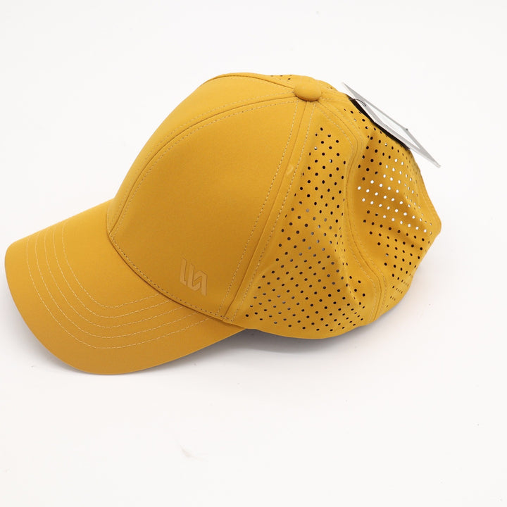 VRST Mens Ultimate Cap Palomino Gold Perforated Performance Hat OSFM NEW