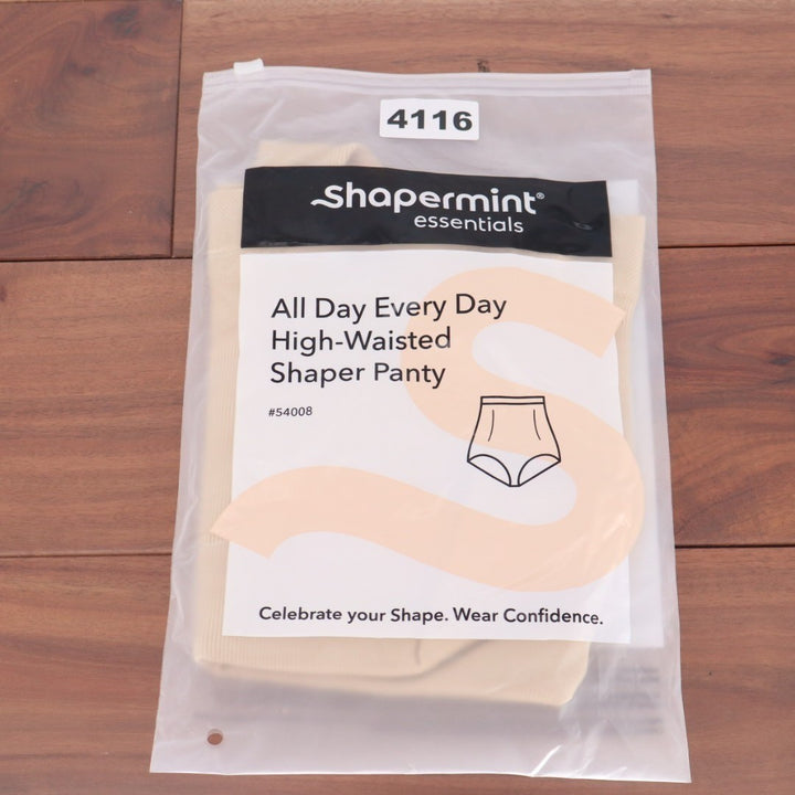 Shapermint Essentials All Day Every Day High-Waisted Shaper Panty Women M/L Chai
