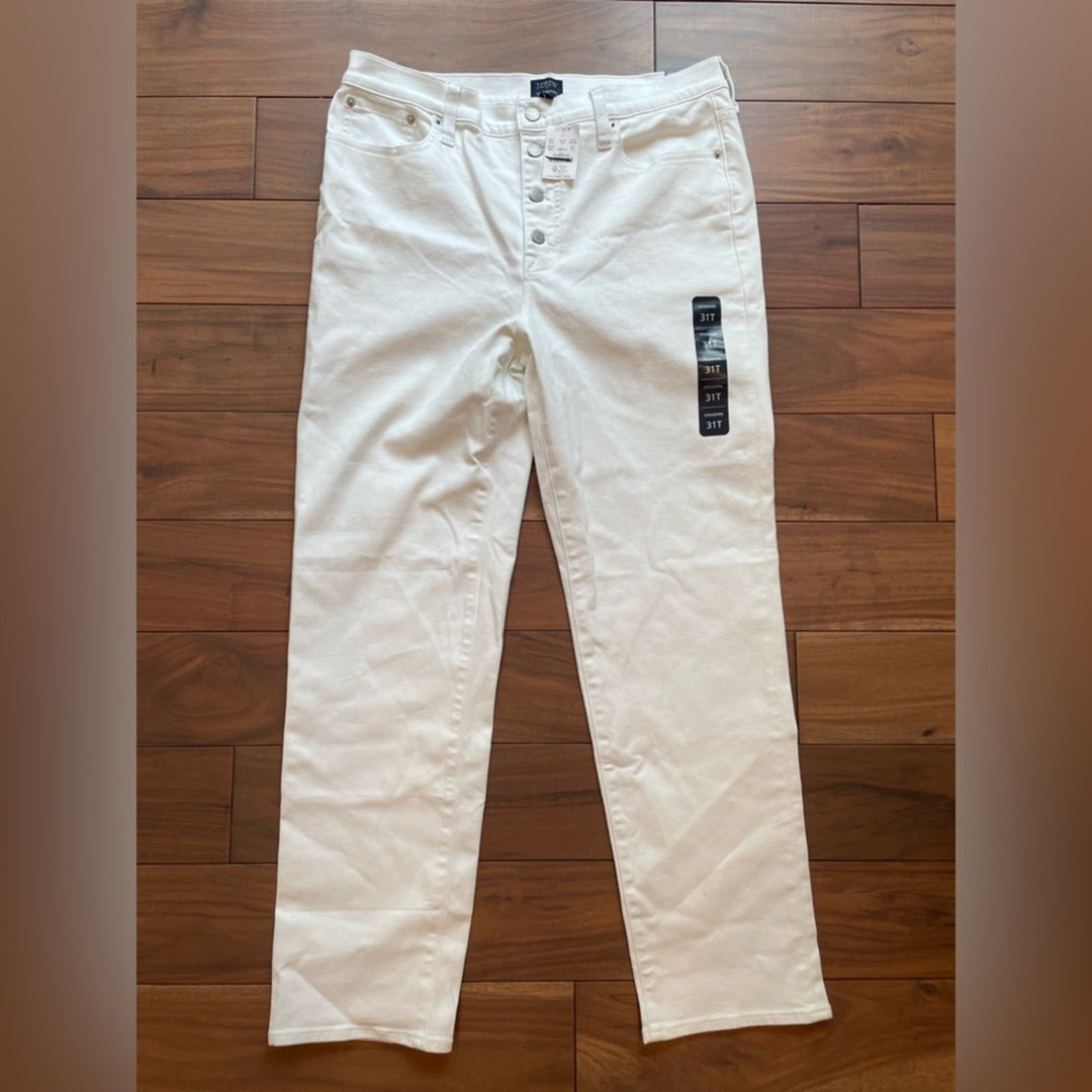 J.Crew High-Rise Stovepipe Jean in Signature Stretch+ Size 31T