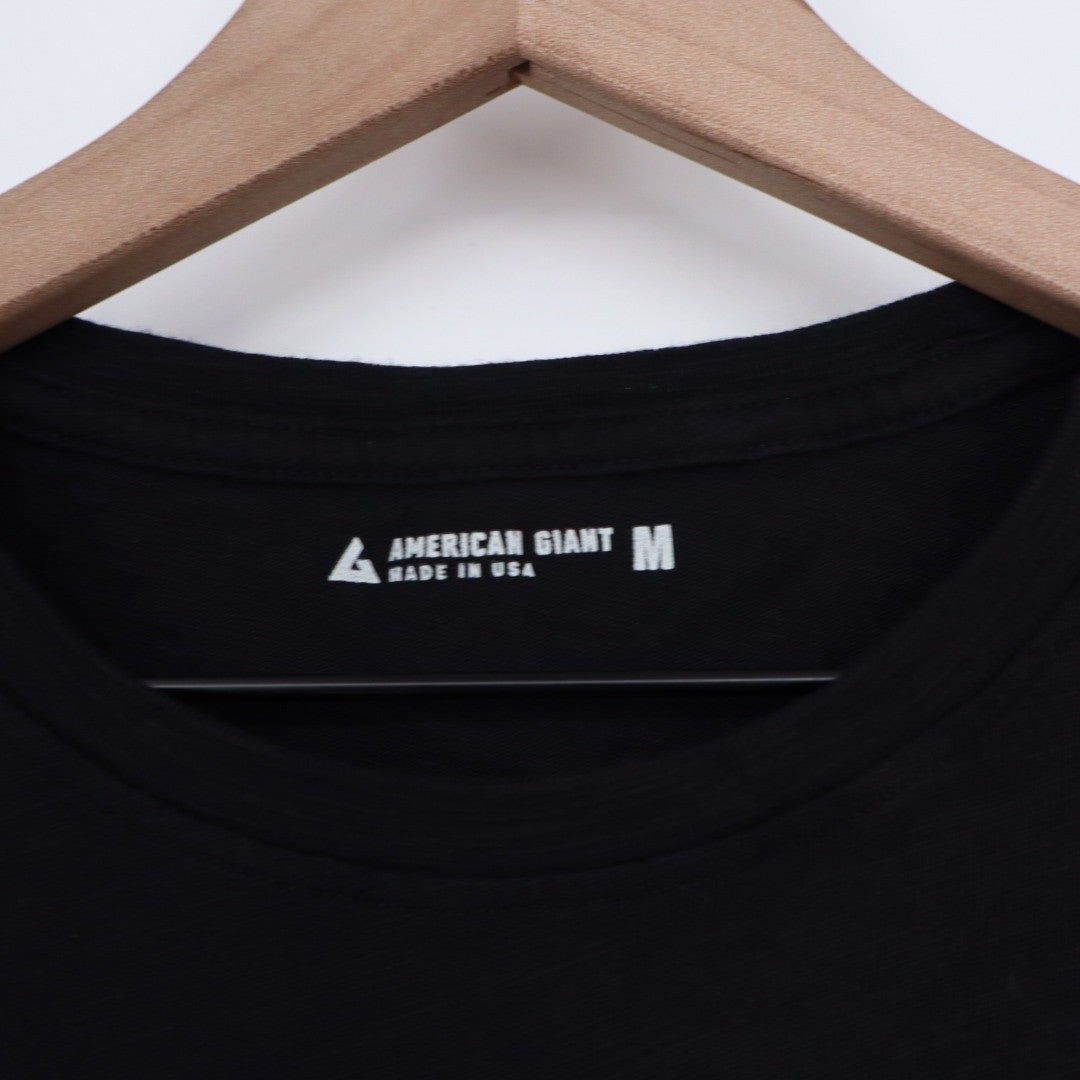 American Giant Women's Classic Cotton Crew Tee Size M Made In USA