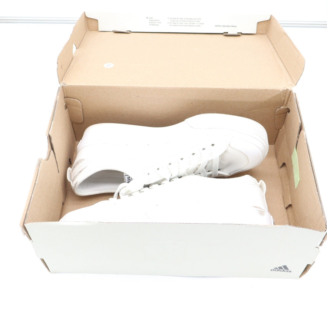 Adidas Nizza Platform Sneakers Womens 9 Cloud White Canvas Shoes