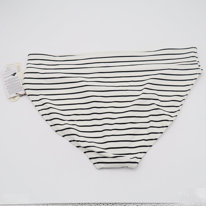 Calia Womens Coastal Stripe Wide Banded High Leg Bikini Bottoms XL