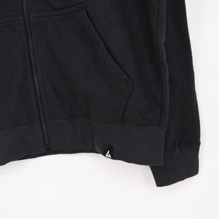 American Giant Full Zip Bomber Jacket Black Cotton Made in USA Mens Size S