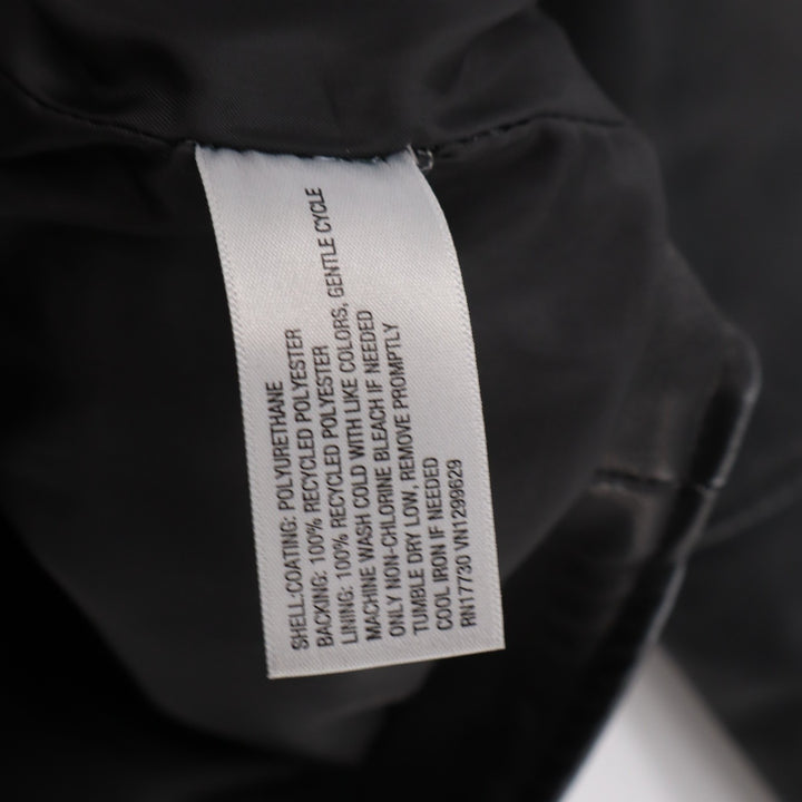 Wild Fable Biker Jacket Women M Black Asymmetrical Zip Belted Waist Laple Collar
