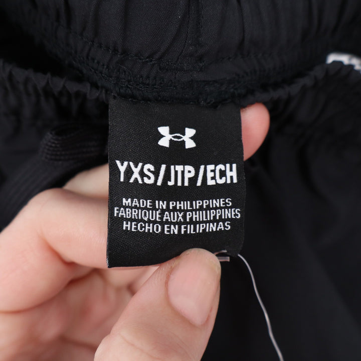Under Armour Boys Pennant Woven Cargo Pants Black YXS