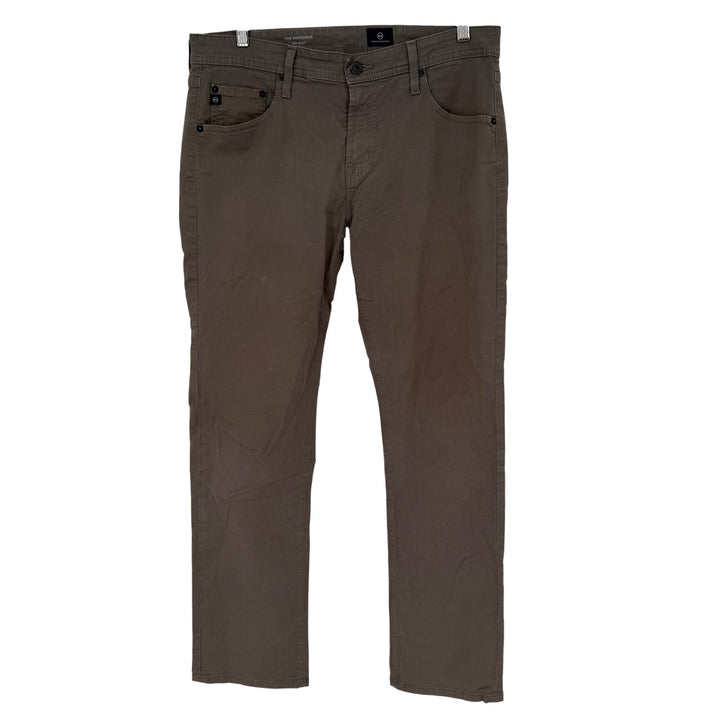 AG Adriano Goldschmied The Matchbox Slim Straight Pants Taupe Men Size 32