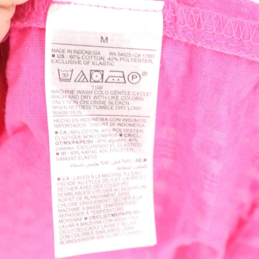 Old Navy Pink Seersucker Tiered Maxi Dress Ruffle Tie V-Neck M