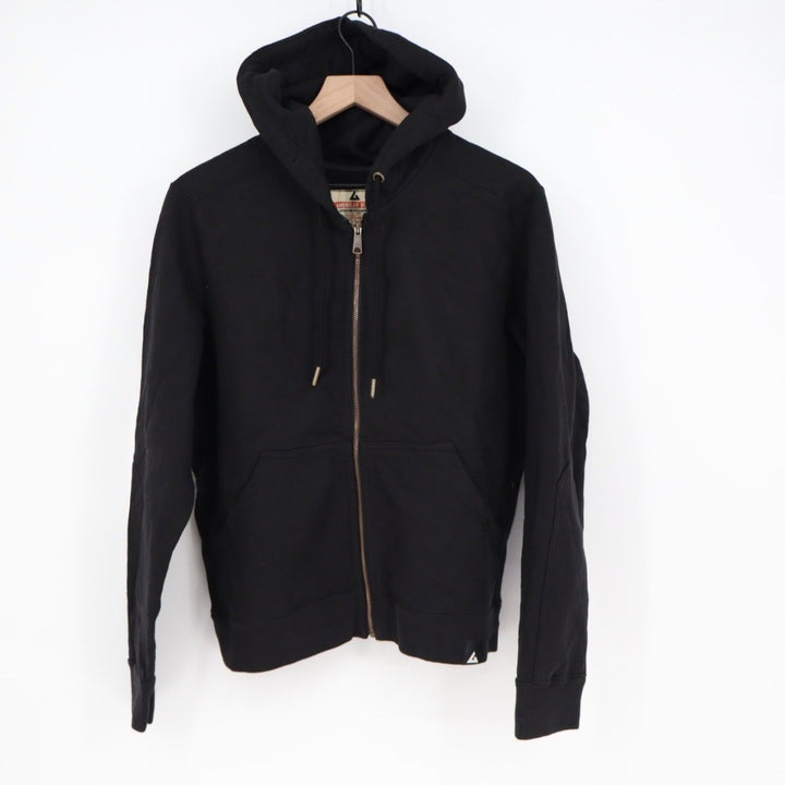 American Giant Sportswear Company Women's Black Cotton Full Zip Hoodie Size L