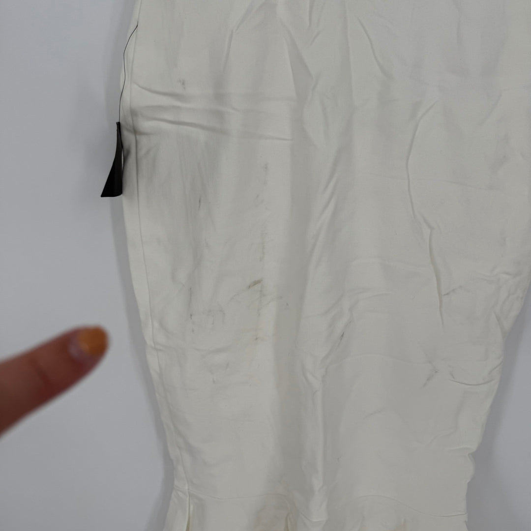 Lulus How Much I Care Ivory Off-The-Shoulder Midi Dress Size S