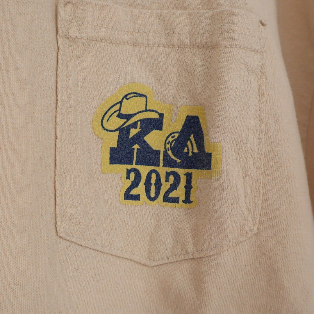 Kappa Delta 2021 Barn Party T Shirt Tan Short Sleeve Graphic Tee