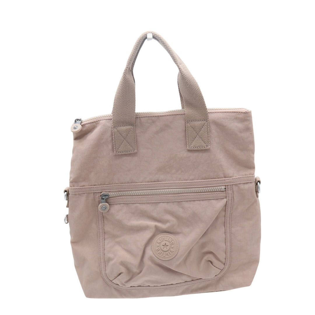 Kipling Eleva Womens Handbag Gray Detachable Adjustable Strap Shoulder Bag
