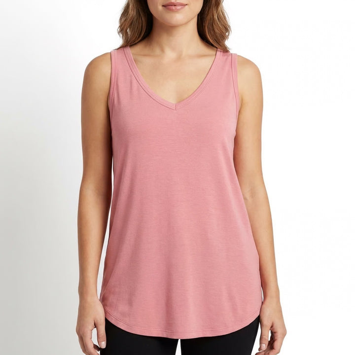A New Approach a.n.a Tank Top Womens XL Eternal Rose Wide Strap Scoop Neck Yoga