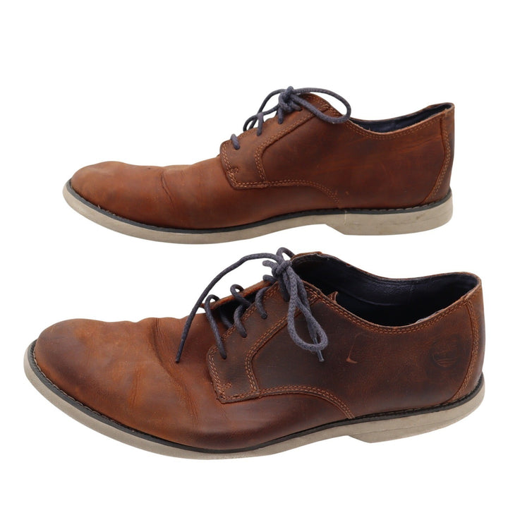 Timberland Oxford Mens 10 A11IW Brown Leather Lace Up Casual Good