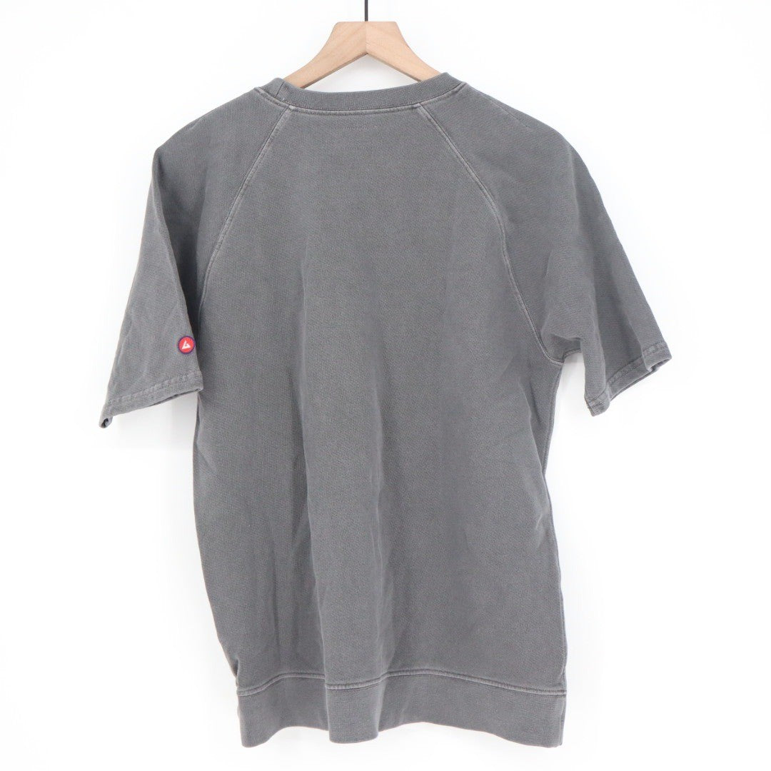 American Giant Crewneck Short Sleeve Sweatshirt Charcoal Gray Size M Made in USA