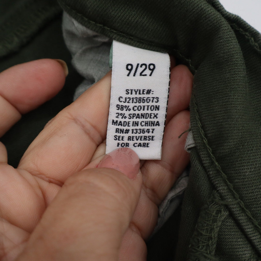 Celebrity Pink High Rise Ankle Skinny Jeans Olive Green Size 9