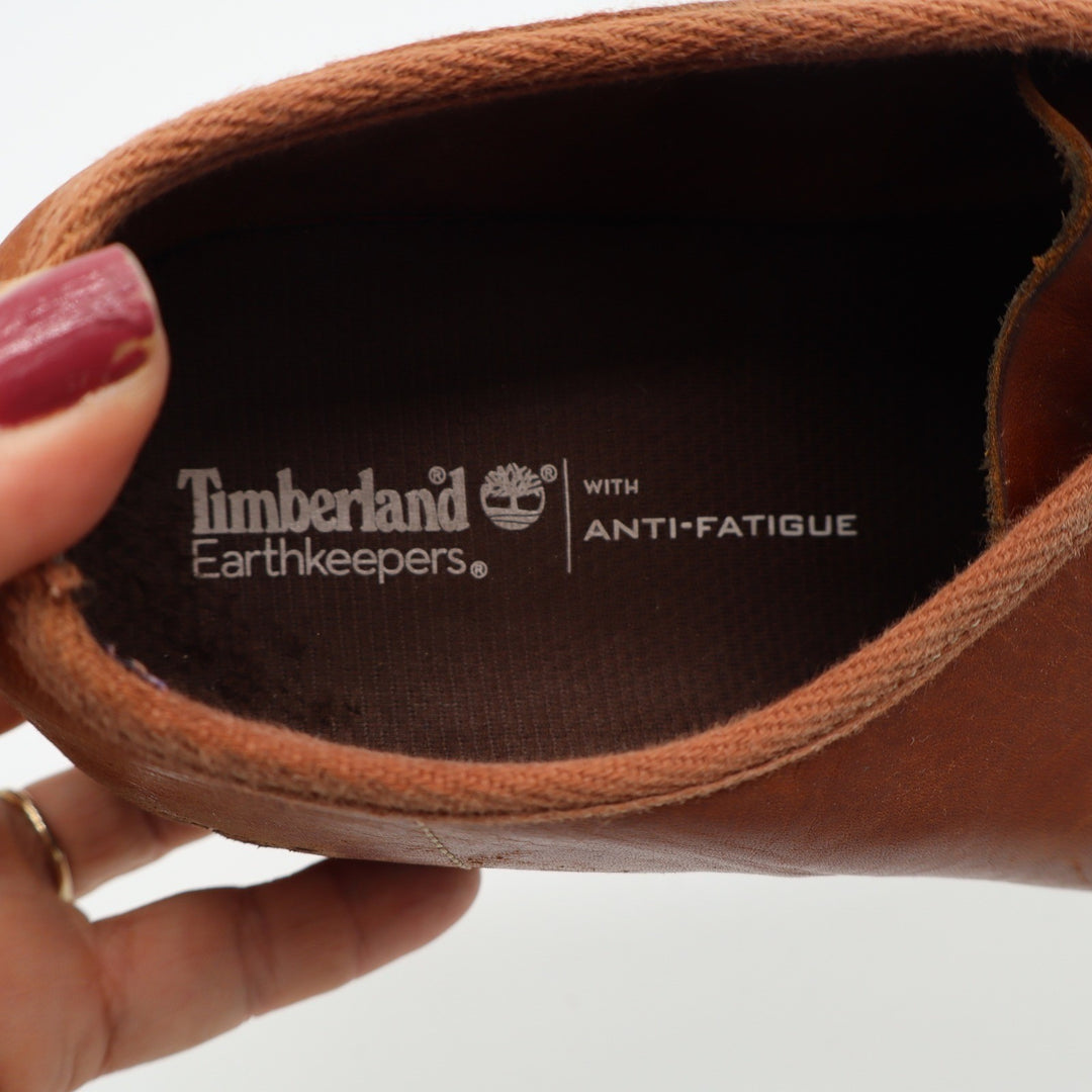 Timberland Oxford Mens Earthkeepers Brown Anti-Fatigue Leather Casual Good