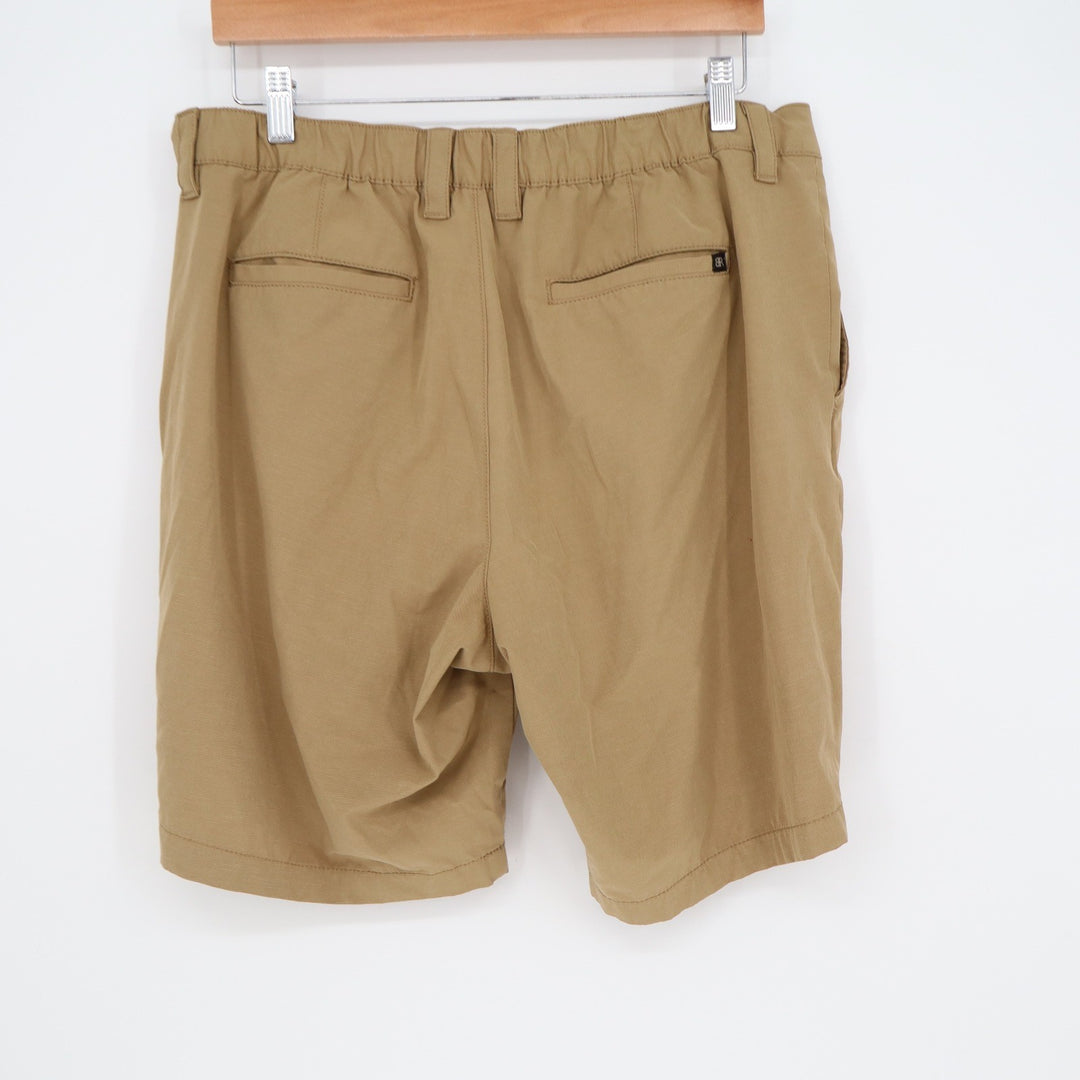 Banana Republic Mens 36 Core Temp Ripstop Shorts Khaki Tan Stretch Hiking