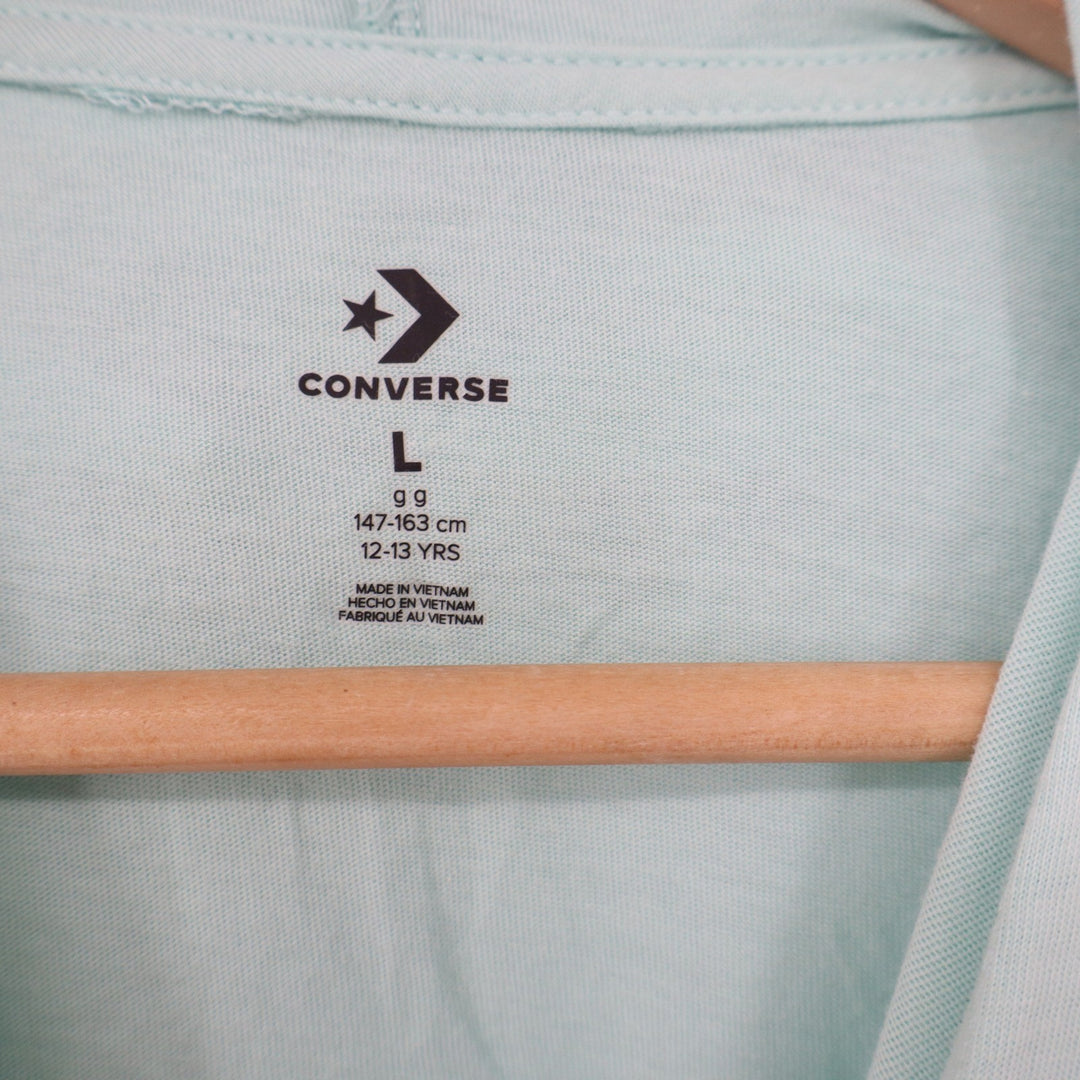 Converse Chuck Taylor All Star Mint Green Graphic Hoodie Kids Large 12-13 YRS