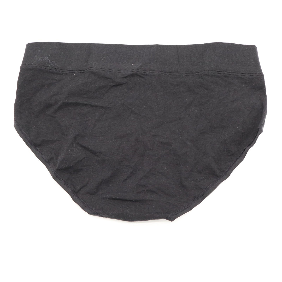 Felina Seamless Hipster Panties Womens Small Black Pima Cotton Stretch Underwear