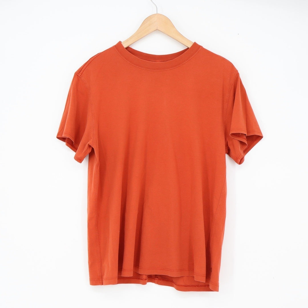 Lululemon T-Shirt Women's Year Basic Rust Orange Short Sleeve Athletic Good