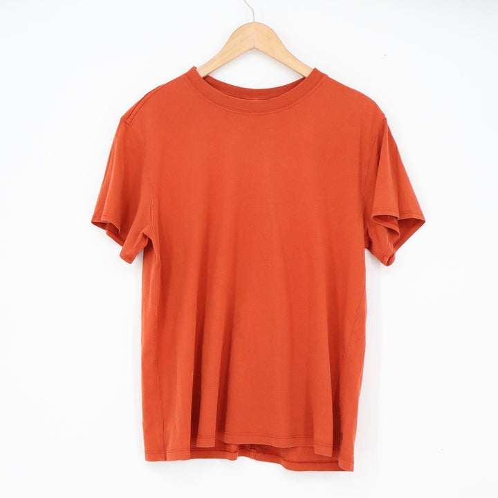 Lululemon T-Shirt Women's Year Basic Rust Orange Short Sleeve Athletic Good