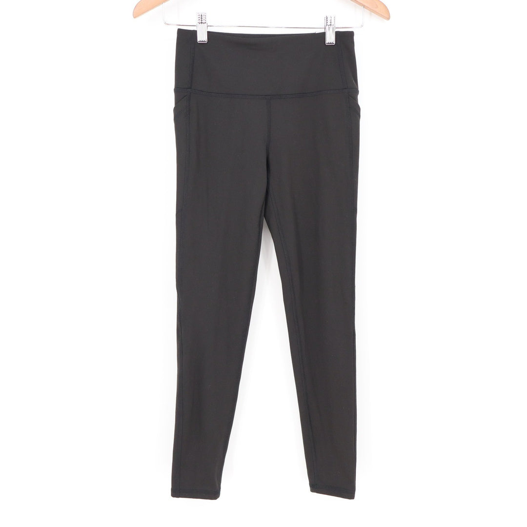 DSG Womens Momentum 7/8 Tight Pure Black High Rise Leggings XS NEW