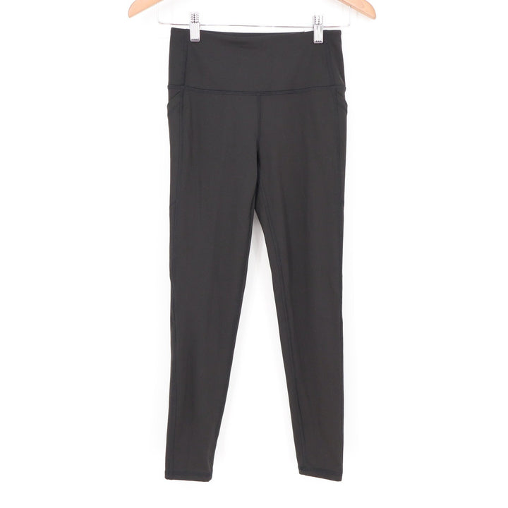 DSG Womens Momentum 7/8 Tight Pure Black High Rise Leggings XS NEW