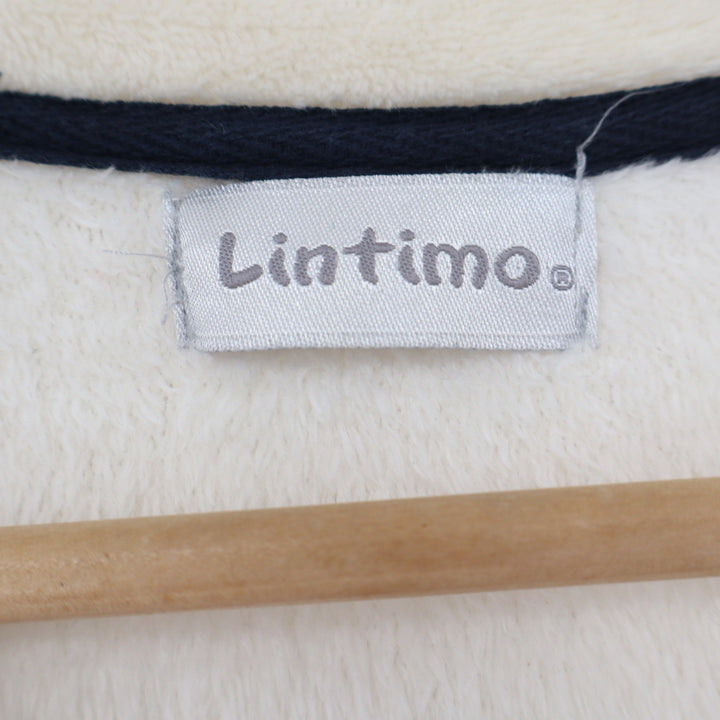 Lintimo Cream Fleece Long Sleeve Moon Graphic Pullover Top Size Large