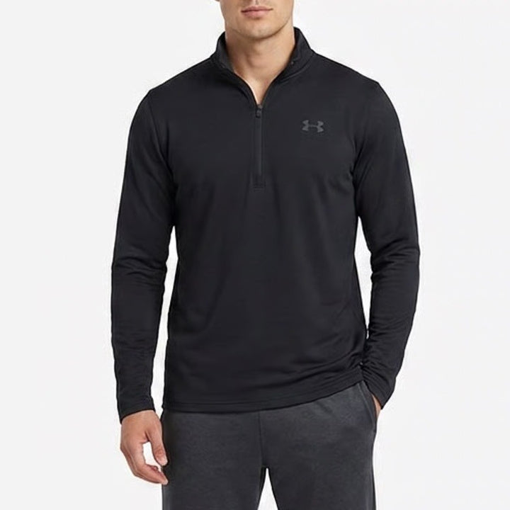 Under Armour Coldgear Armour Fleece Men's 2XL Black Long Sleeve Quarter Zip