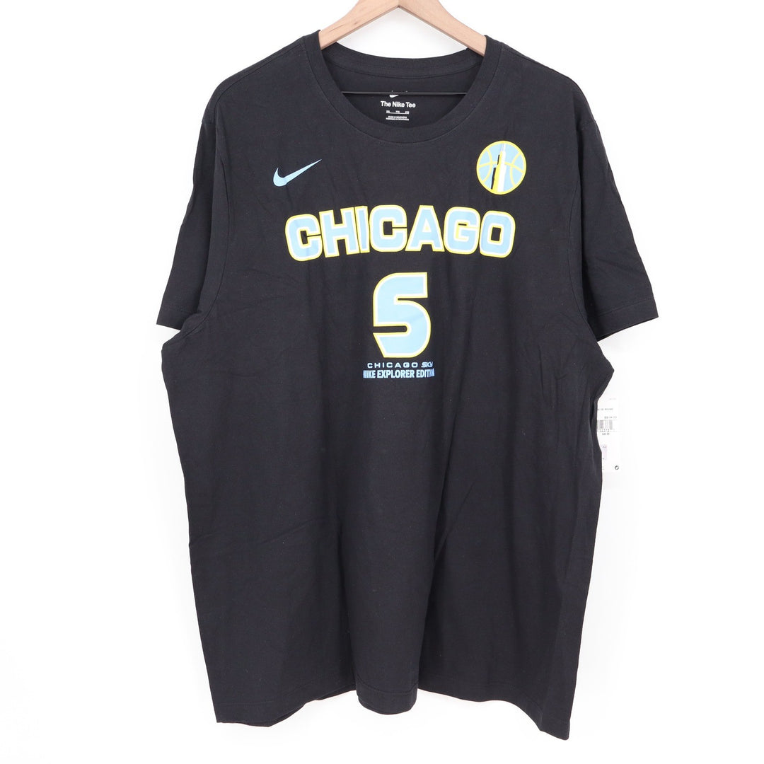 Nike Chicago Sky Angel Reese 5 Explorer Edition Black T-Shirt XXL NEW