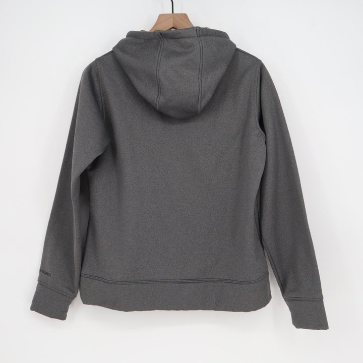 Under Armour Women's Gray Camo Logo Fleece Hoodie Sweatshirt Size Medium