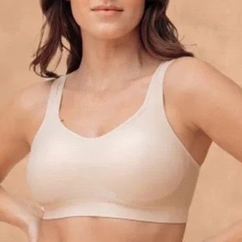 Truekind Daily Comfort Wireless Shaper Bra Womens Medium Nude Full Coverage