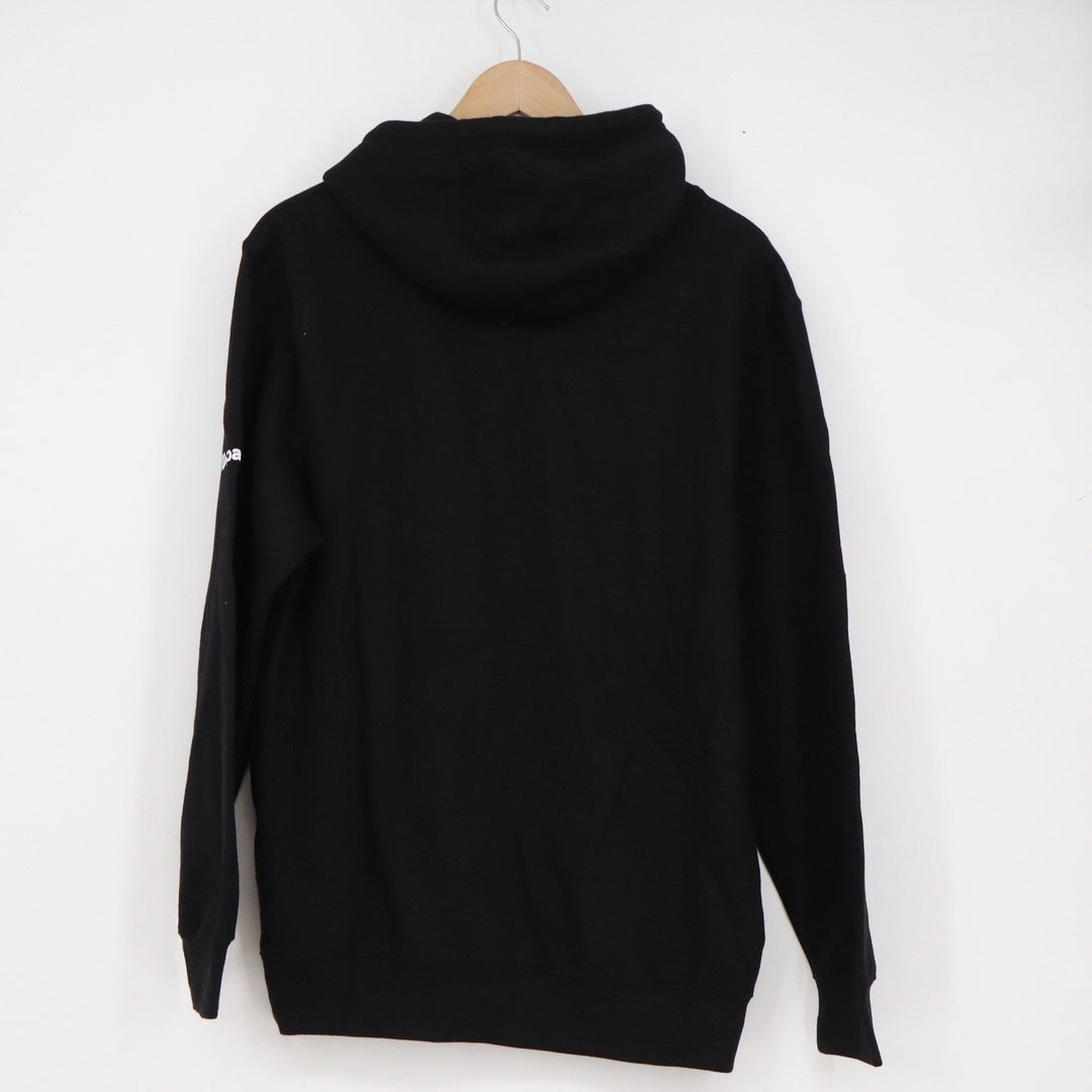 Lane Seven IT Hackathon 2023 Rocket Graphic Hoodie Black Mens Medium