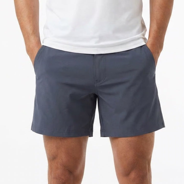VRST Mens Resort Short Indigo Blue Size S 6 Inch Inseam NWT