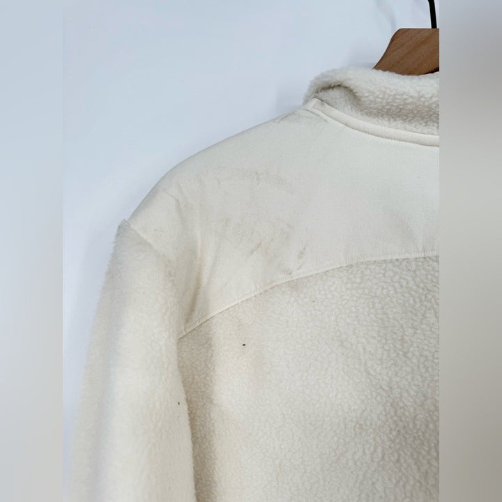 Allbirds Women's Fluff Fleece Pullover Natural White Size L