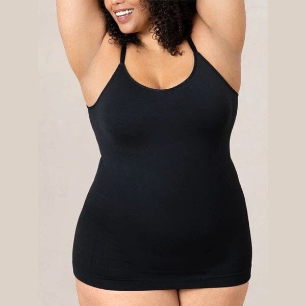 Shapermint Essentials All Day Every Day Scoop Neck Cami L Black