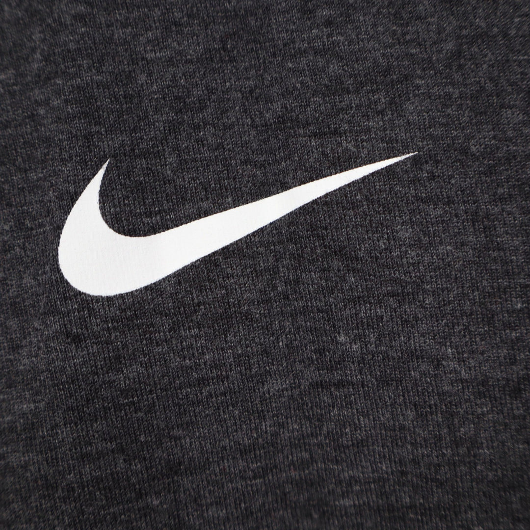 Nike Womens New York Mets MLB Graphic T-Shirt Charcoal Grey Pink Logo Large NEW