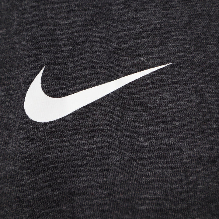 Nike Womens New York Mets MLB Graphic T-Shirt Charcoal Grey Pink Logo Large NEW