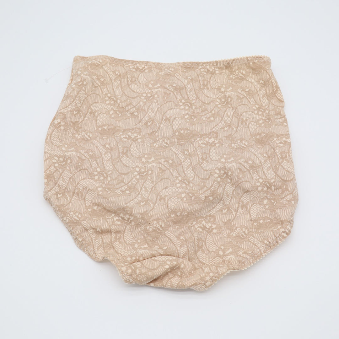Bali Dflehc Lux Essentials Hi-Cut Panty Womens XL Tropical Sand Stretch Cotton