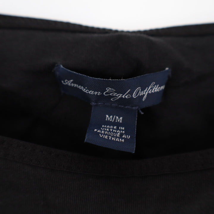 American Eagle Outfitters Camisole Top Womens M Black Stretch Adjustable Straps
